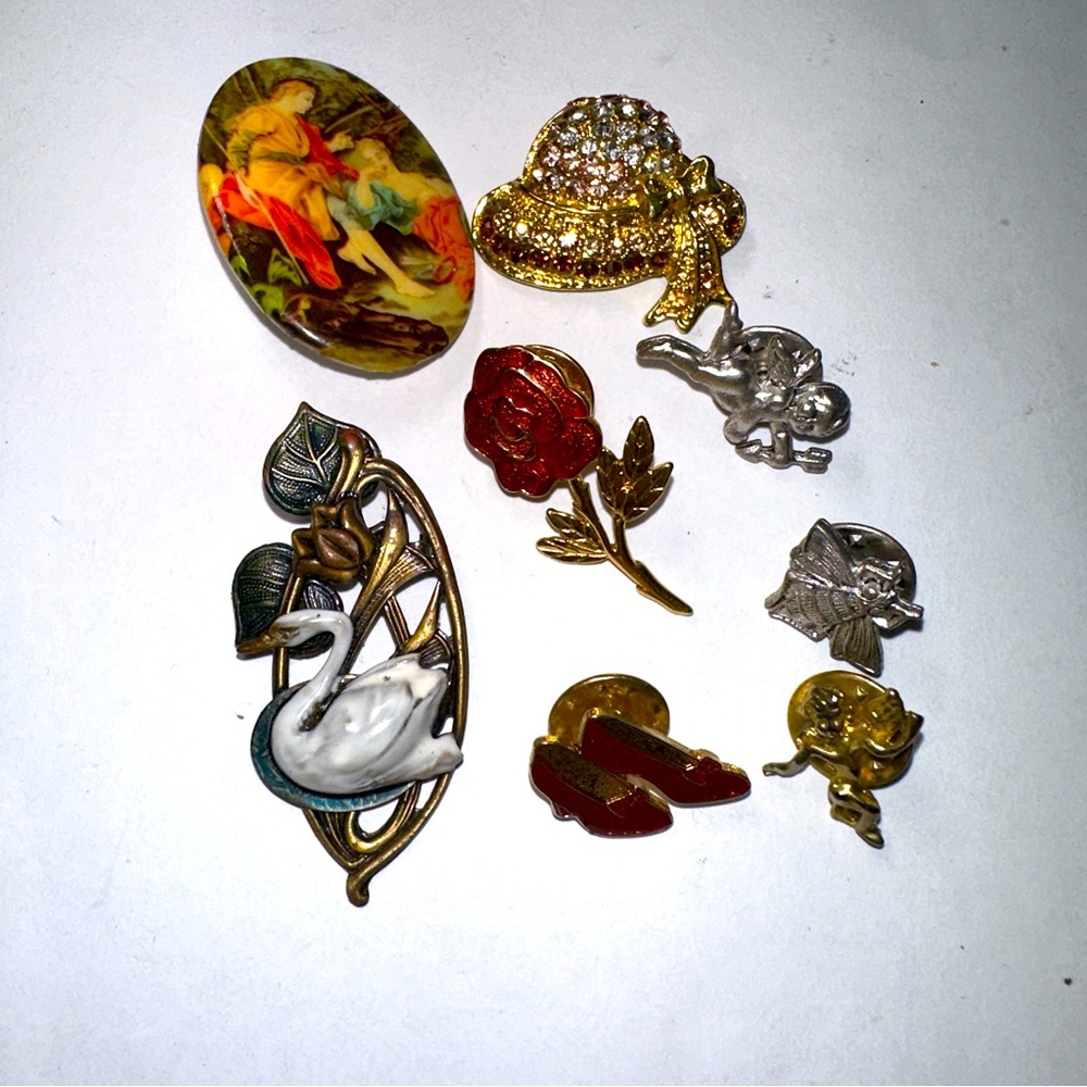 Assorted Pins - Set of 8